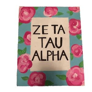 Zeta Tau Alpha wall decor